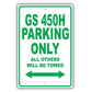 Lexus Gs 450h Parking Only All Others Will Be Towed Aluminum Decor Garage Sign