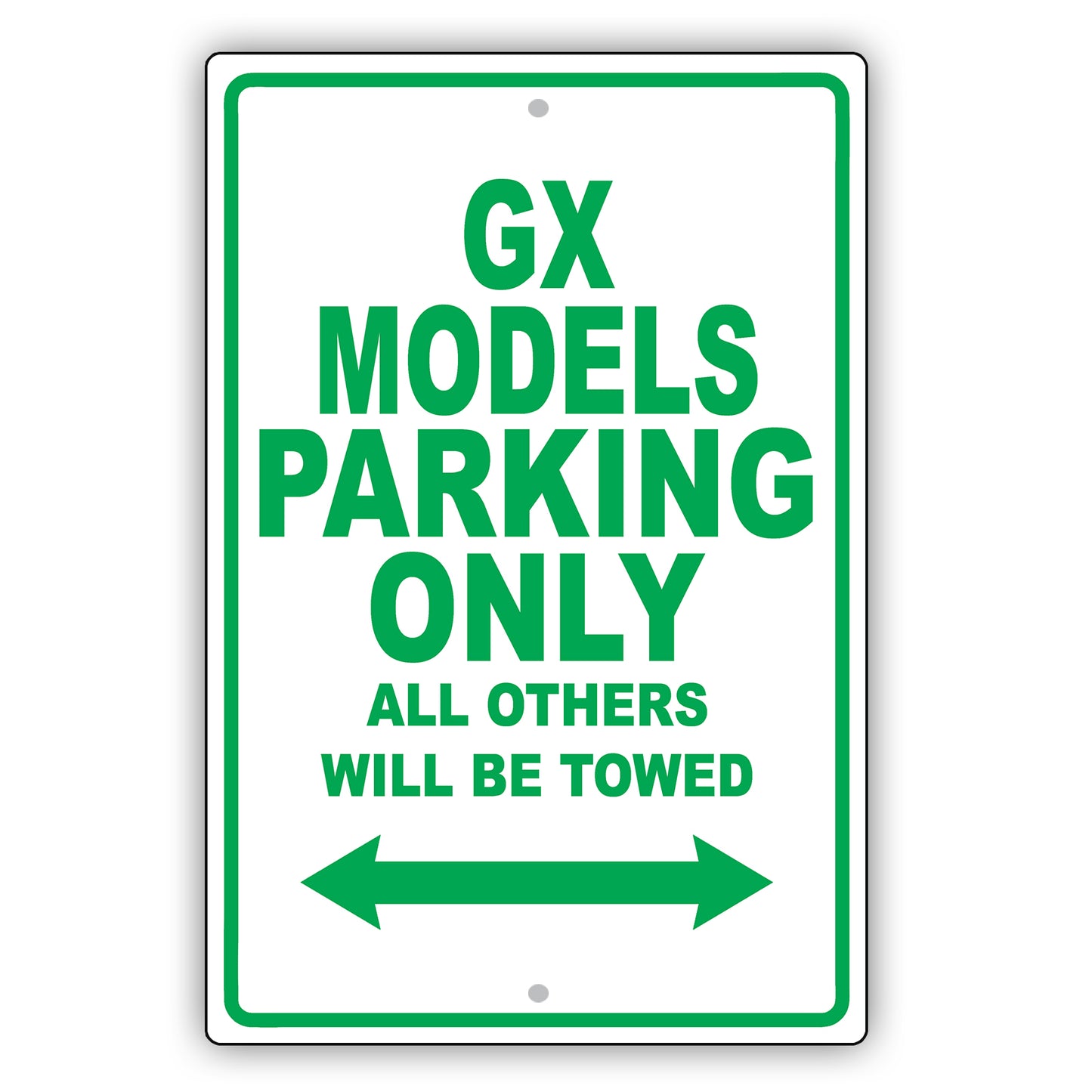 Lexus Gx Models Parking Only All Others Will Be Towed Aluminum Decor Garage Sign