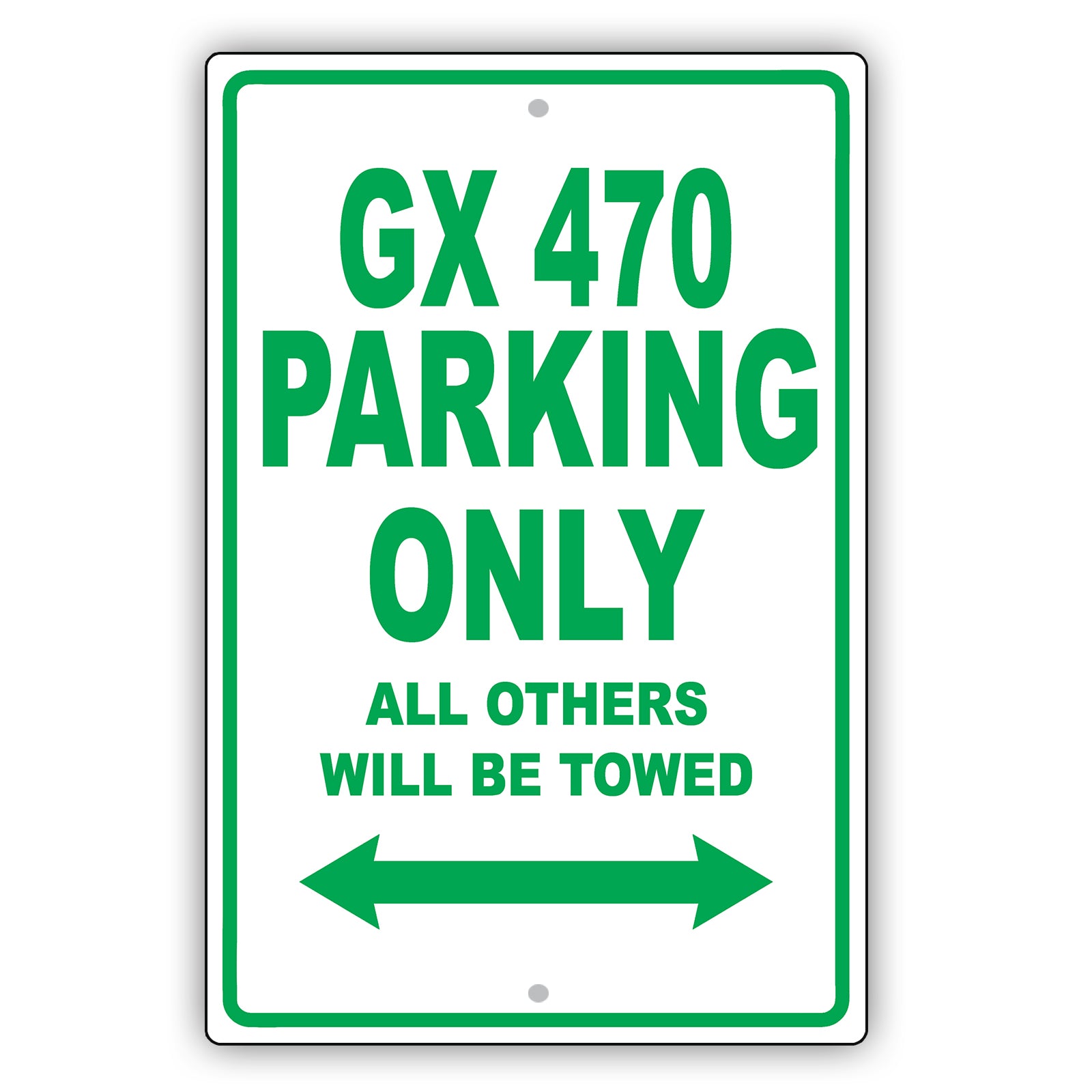 Lexus Gx 470 Parking Only All Others Will Be Towed Aluminum Decor Garage Sign