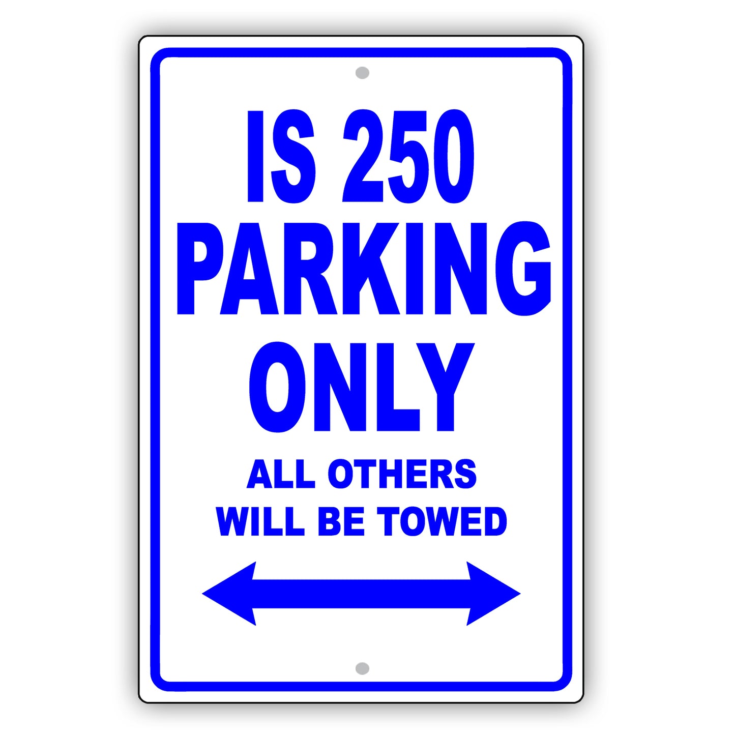 Lexus Is 250 Parking Only All Others Will Be Towed Aluminum Decor Garage Sign