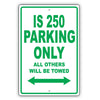 Lexus Is 250 Parking Only All Others Will Be Towed Aluminum Decor Garage Sign