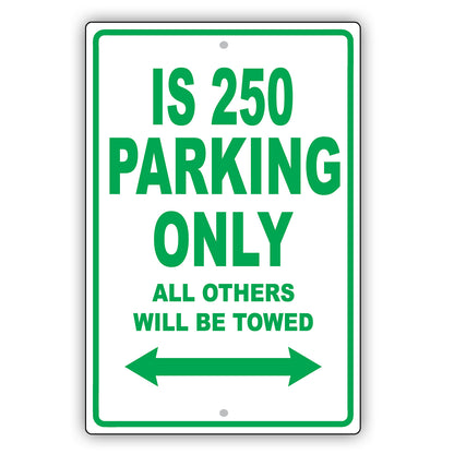 Lexus Is 250 Parking Only All Others Will Be Towed Aluminum Decor Garage Sign