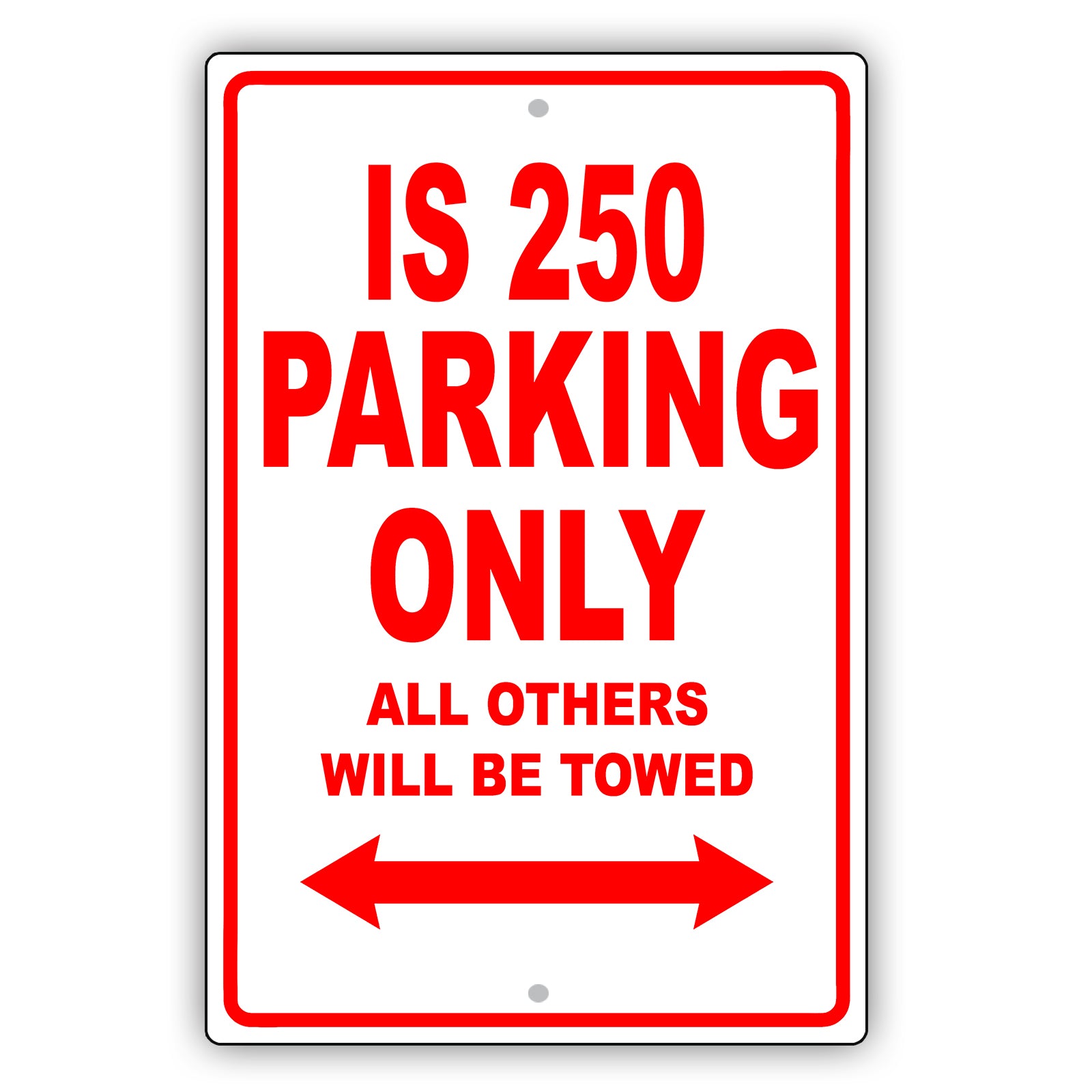 Lexus Is 250 Parking Only All Others Will Be Towed Aluminum Decor Garage Sign