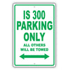 Lexus Is 300 Parking Only All Others Will Be Towed Aluminum Decor Garage Sign