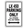 Lexus Lx 450 Parking Only All Others Will Be Towed Aluminum Decor Garage Sign