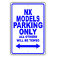 Lexus Nx Models Parking Only All Others Will Be Towed Aluminum Decor Garage Sign