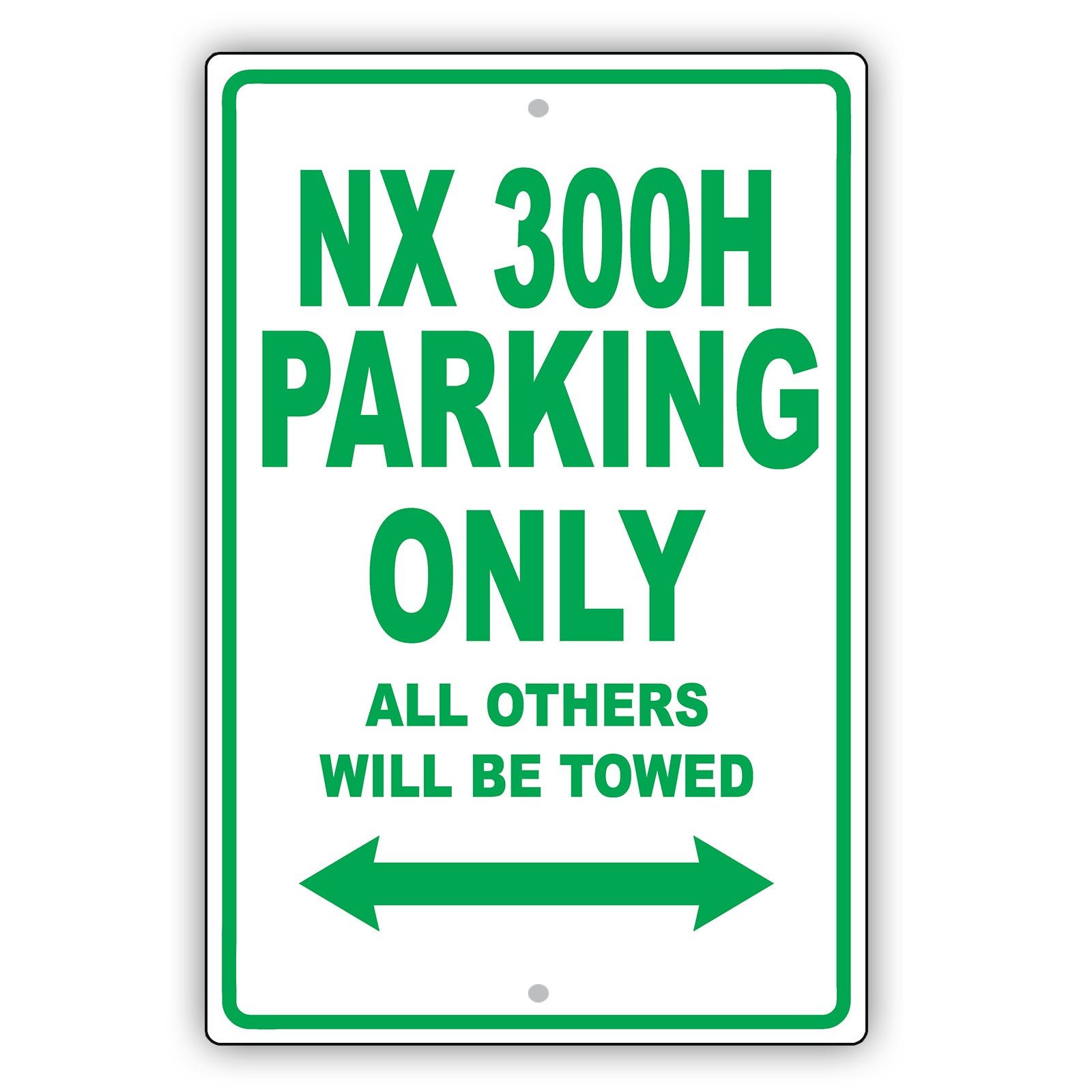 Lexus Nx 300h Parking Only All Others Will Be Towed Aluminum Decor Garage Sign