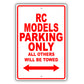 Lexus Rc Models Parking Only All Others Will Be Towed Aluminum Decor Garage Sign