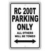 Lexus Rc 200t Parking Only All Others Will Be Towed Aluminum Decor Garage Sign