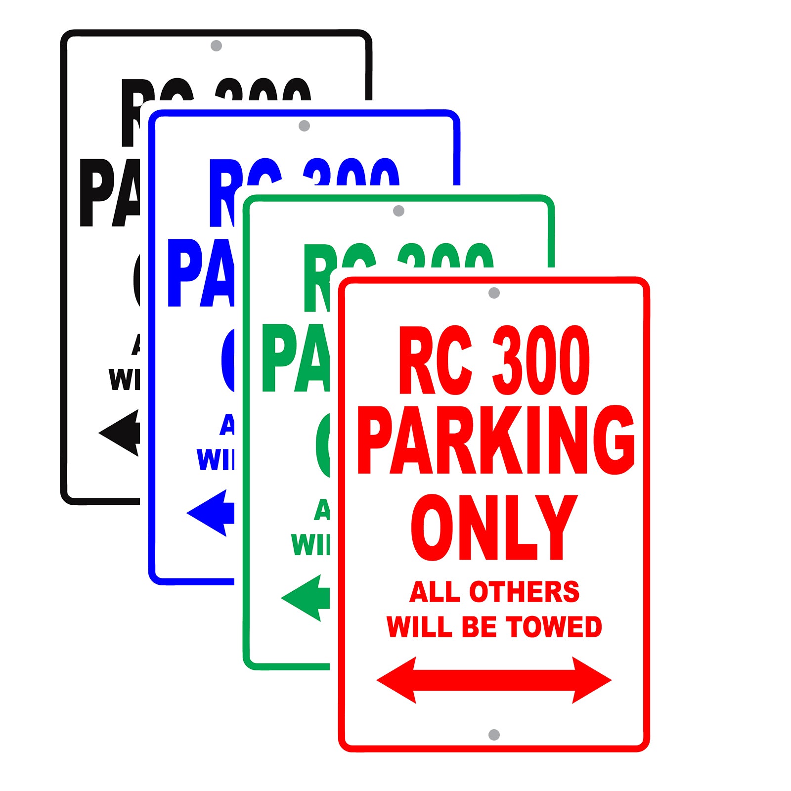 Lexus Rc 300 Parking Only All Others Will Be Towed Aluminum Decor Garage Sign
