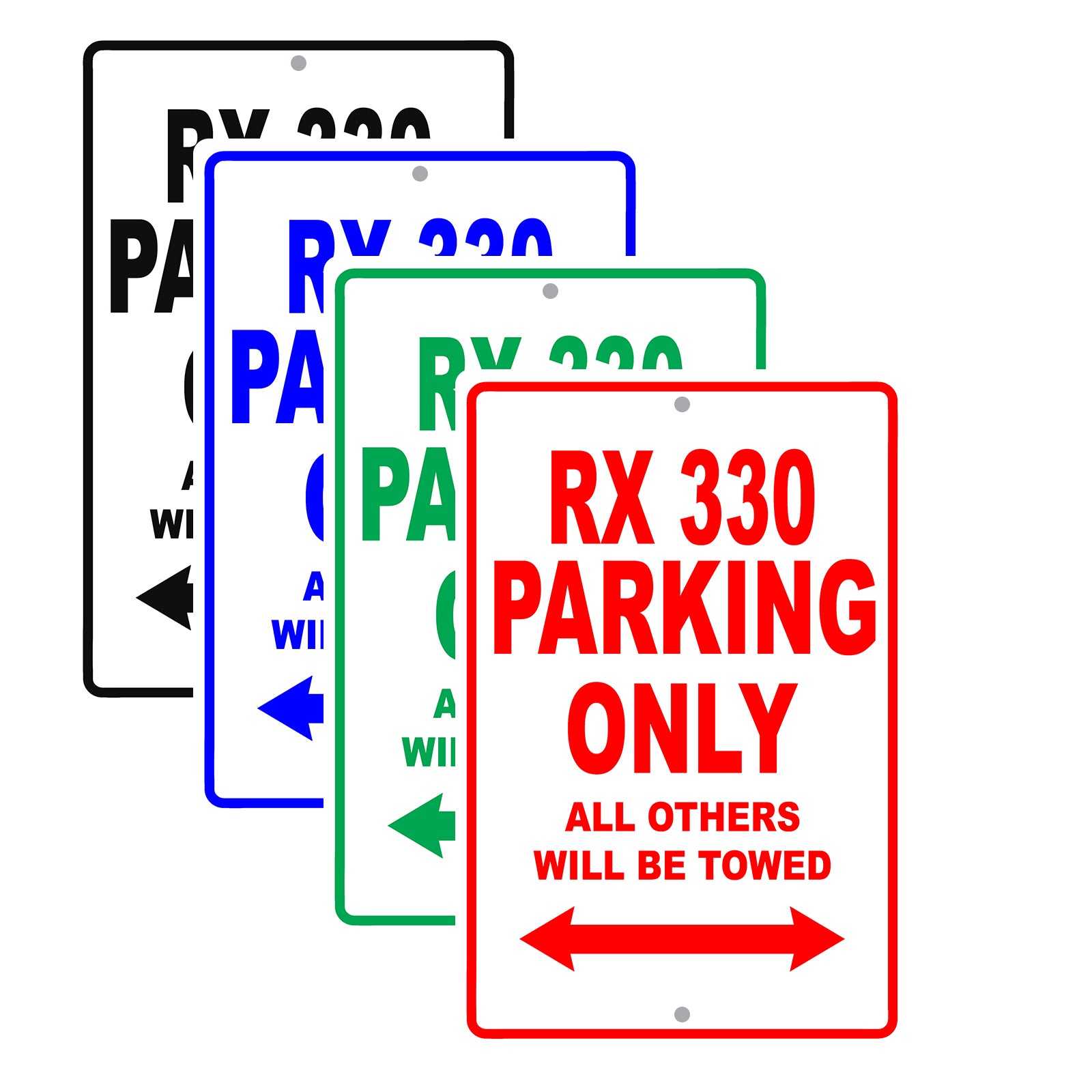 Lexus Rx 330 Parking Only All Others Will Be Towed Aluminum Decor Garage Sign
