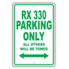 Lexus Rx 330 Parking Only All Others Will Be Towed Aluminum Decor Garage Sign