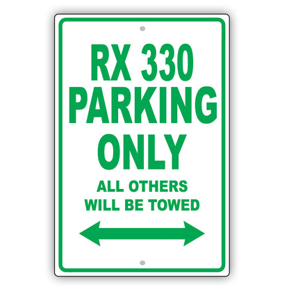 Lexus Rx 330 Parking Only All Others Will Be Towed Aluminum Decor Garage Sign