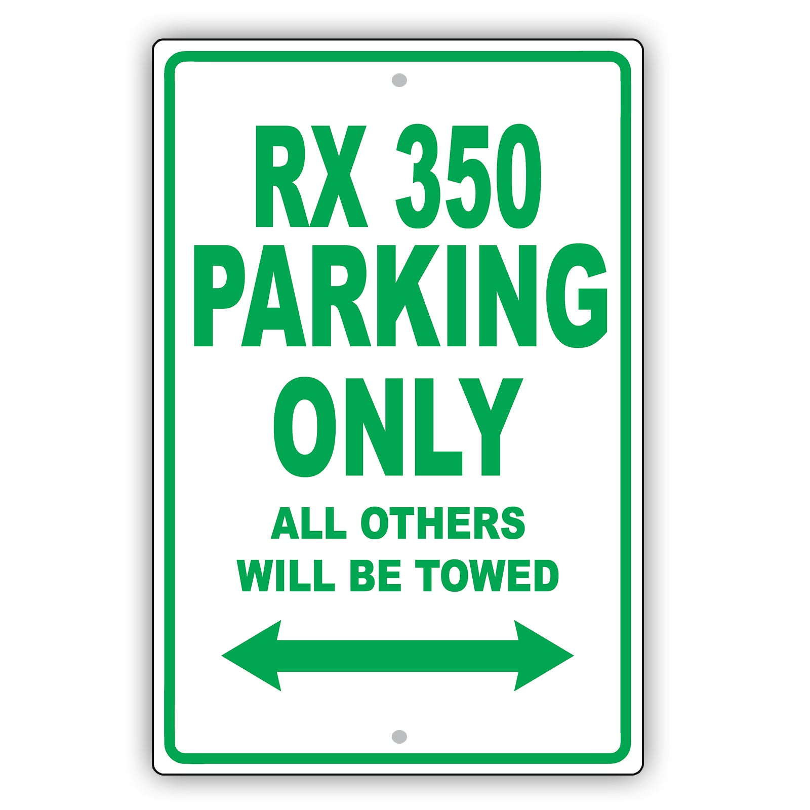 Lexus Rx 350 Parking Only All Others Will Be Towed Aluminum Decor Garage Sign