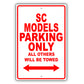 Lexus Sc Models Parking Only All Others Will Be Towed Aluminum Decor Garage Sign
