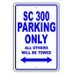 Lexus Sc 300 Parking Only All Others Will Be Towed Aluminum Decor Garage Sign