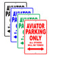 Lincoln Aviator Parking Only All Others Will Be Towed Aluminum Decor Garage Sign
