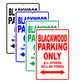 Lincoln Blackwood Parking Only All Others Will Be Towed Aluminum Decor Garage Sign