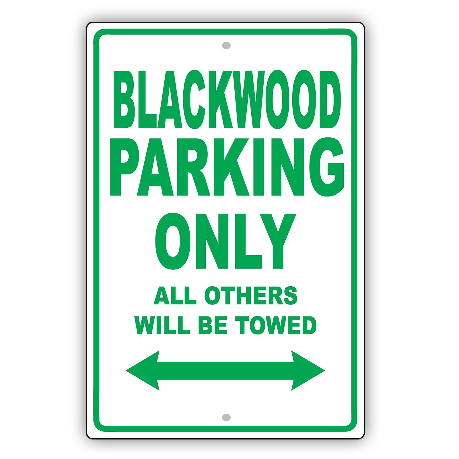 Lincoln Blackwood Parking Only All Others Will Be Towed Aluminum Decor Garage Sign