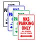 Lincoln Mks Parking Only All Others Will Be Towed Aluminum Decor Garage Sign