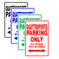 Maserati Quattroporte Parking Only Others Will Be Towed Aluminum Decor Garage Sign