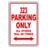 Mazda 323 Parking Only All Others Will Be Towed Aluminum Decor Garage Sign
