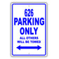 Mazda 626 Parking Only All Others Will Be Towed Aluminum Decor Garage Sign