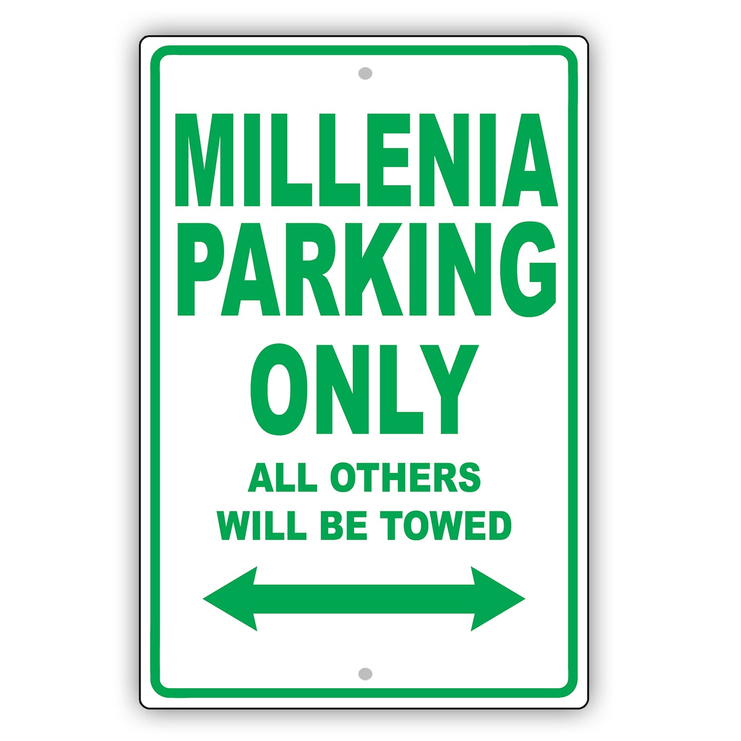 Mazda Millenia Parking Only All Others Will Be Towed Aluminum Decor Garage Sign