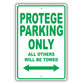 Mazda Protege Parking Only All Others Will Be Towed Aluminum Decor Garage Sign