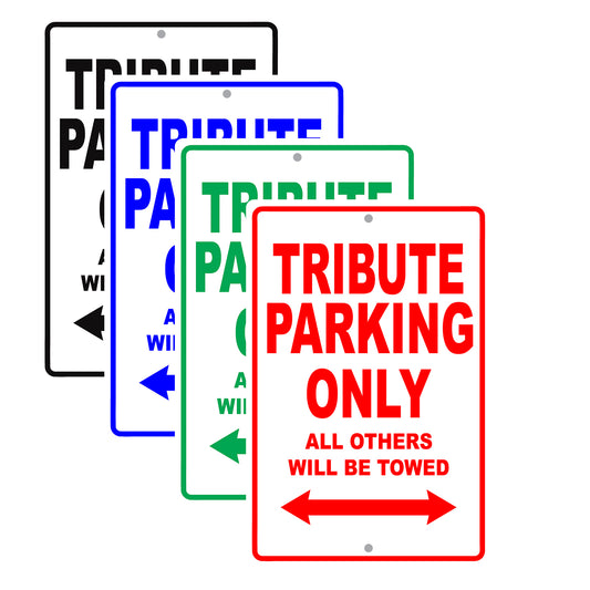 Mazda Tribute Parking Only All Others Will Be Towed Aluminum Decor Garage Sign