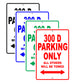 Mercedes Benz 300 D Parking Only All Others Will Be Towed Aluminum Decor Garage Sign
