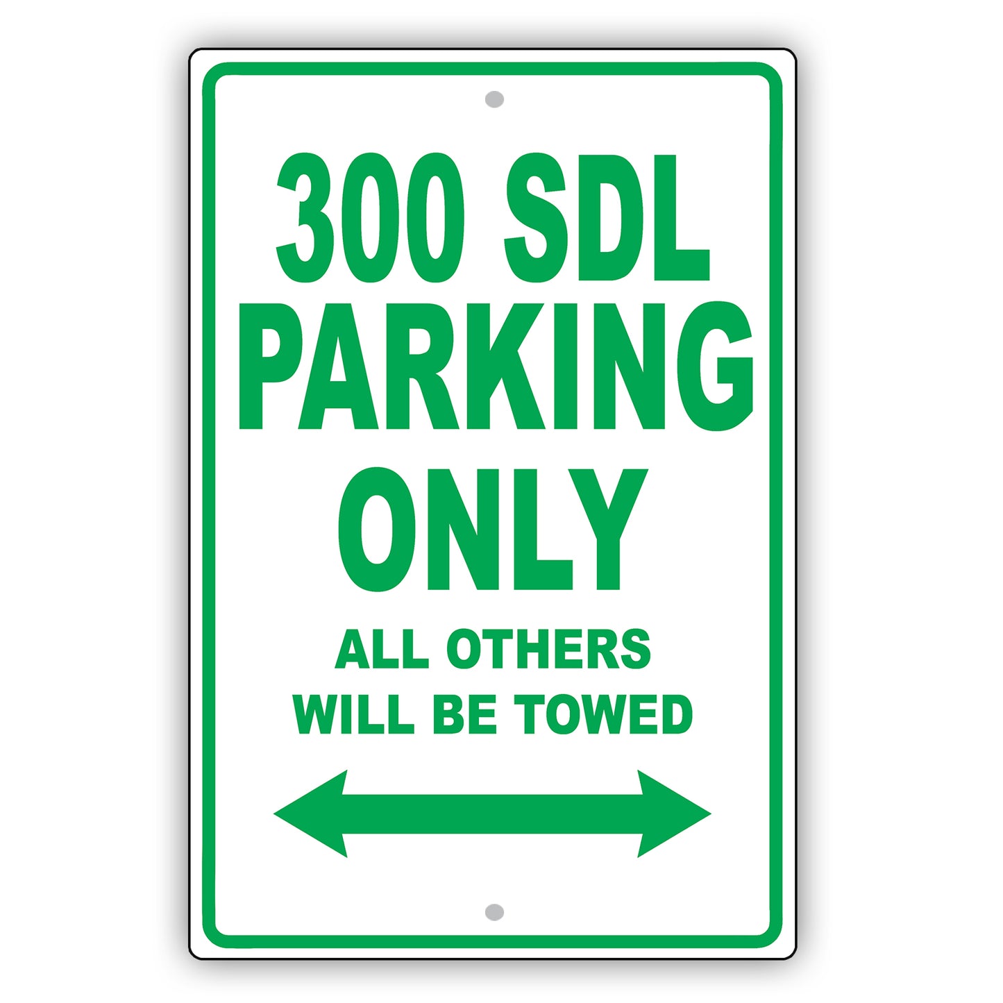 Mercedes Benz 300 Sdl Parking Only Others Will Be Towed Aluminum Decor Garage Sign