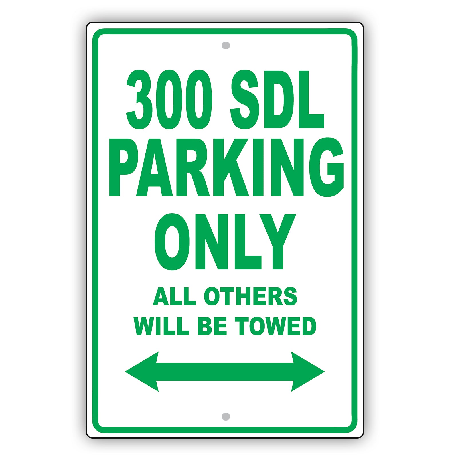 Mercedes Benz 300 Sdl Parking Only Others Will Be Towed Aluminum Decor Garage Sign