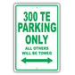 Mercedes Benz 300 Te Parking Only All Others Will Be Towed Aluminum Decor Garage Sign