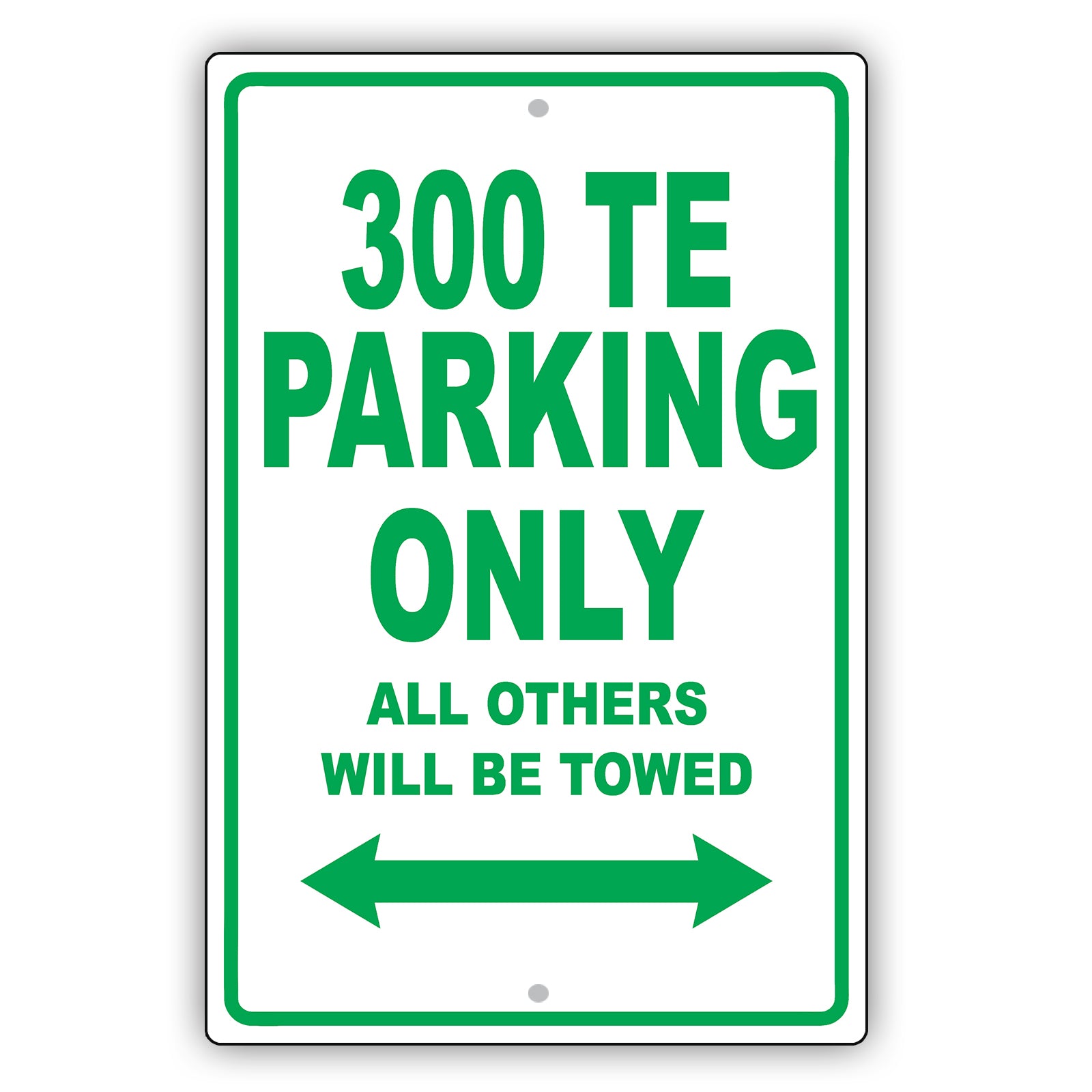 Mercedes Benz 300 Te Parking Only All Others Will Be Towed Aluminum Decor Garage Sign