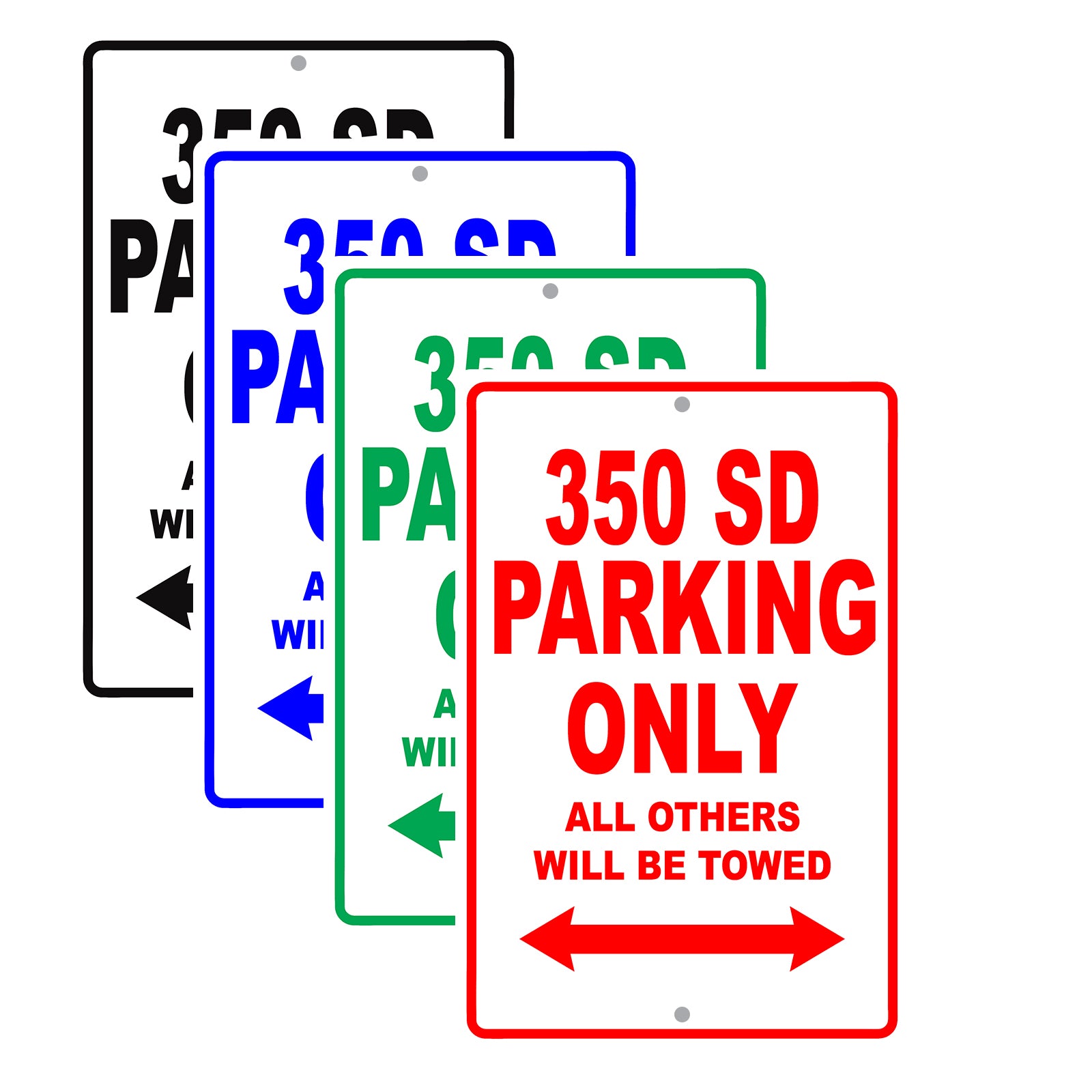 Mercedes Benz 350 Sd Parking Only All Others Will Be Towed Aluminum Decor Garage Sign