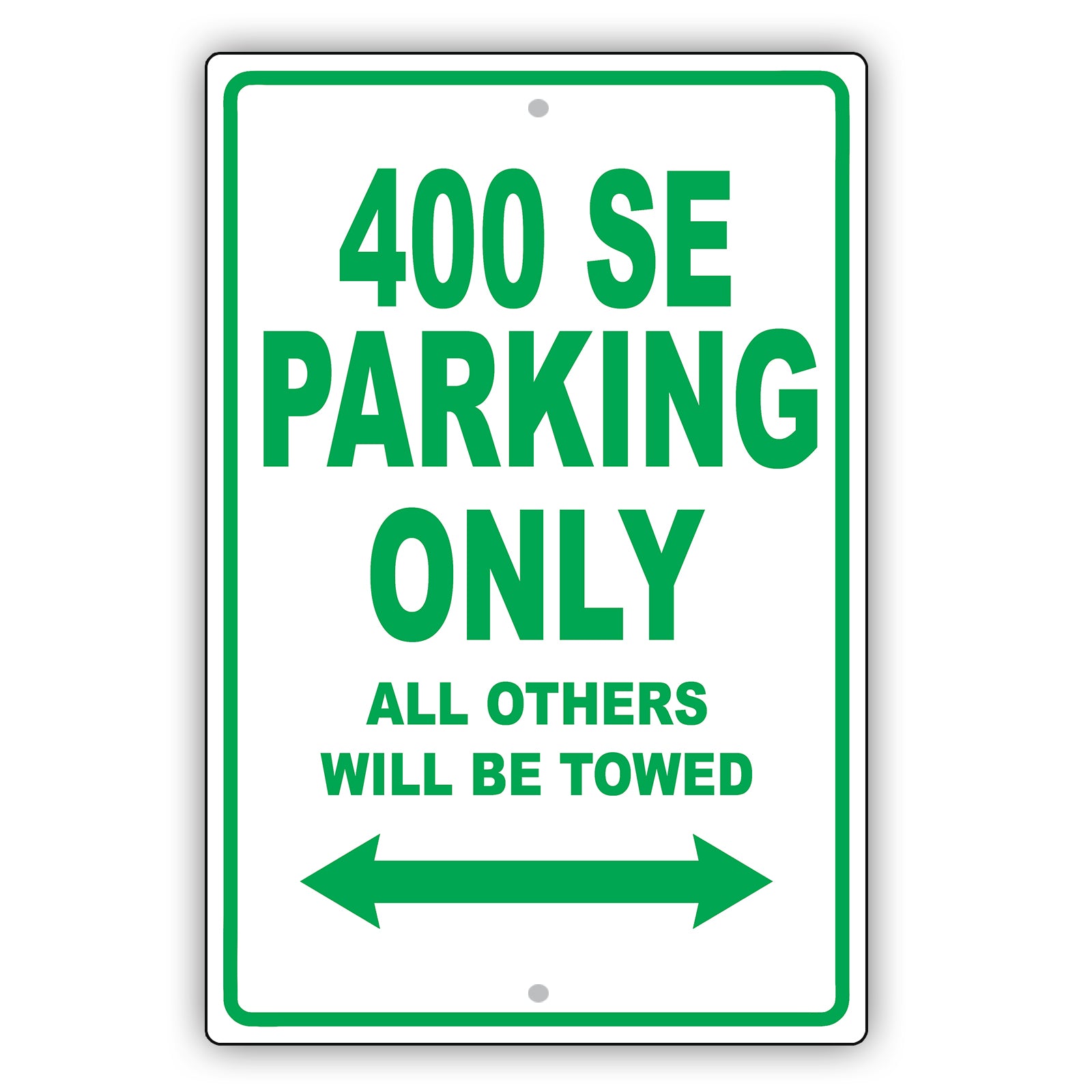 Mercedes Benz 400 Se Parking Only All Others Will Be Towed Aluminum Decor Garage Sign