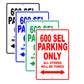 Mercedes Benz 600 Sel Parking Only Others Will Be Towed Aluminum Decor Garage Sign