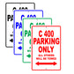 Mercedes Benz C 400 Parking Only All Others Will Be Towed Aluminum Decor Garage Sign