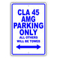 Mercedes Benz Cla 45 Amg Parking Only Others Will Be Towed Aluminum Garage Sign