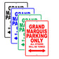 Mercury Grand Marquis Parking Only Others Will Be Towed Aluminum Decor Garage Sign