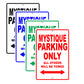 Mercury Mystique Parking Only All Others Will Be Towed Aluminum Decor Garage Sign
