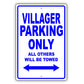 Mercury Villager Parking Only All Others Will Be Towed Aluminum Decor Garage Sign