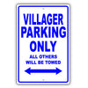 Mercury Villager Parking Only All Others Will Be Towed Aluminum Decor Garage Sign