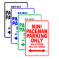Mini Paceman Parking Only All Others Will Be Towed Aluminum Decor Garage Sign