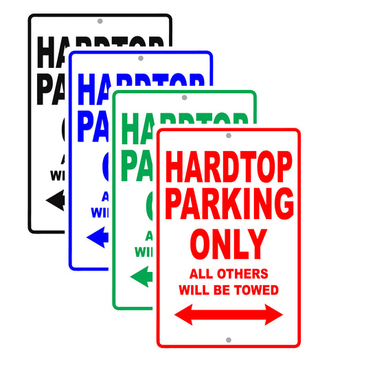 Mini Hardtop Parking Only All Others Will Be Towed Aluminum Decor Garage Sign