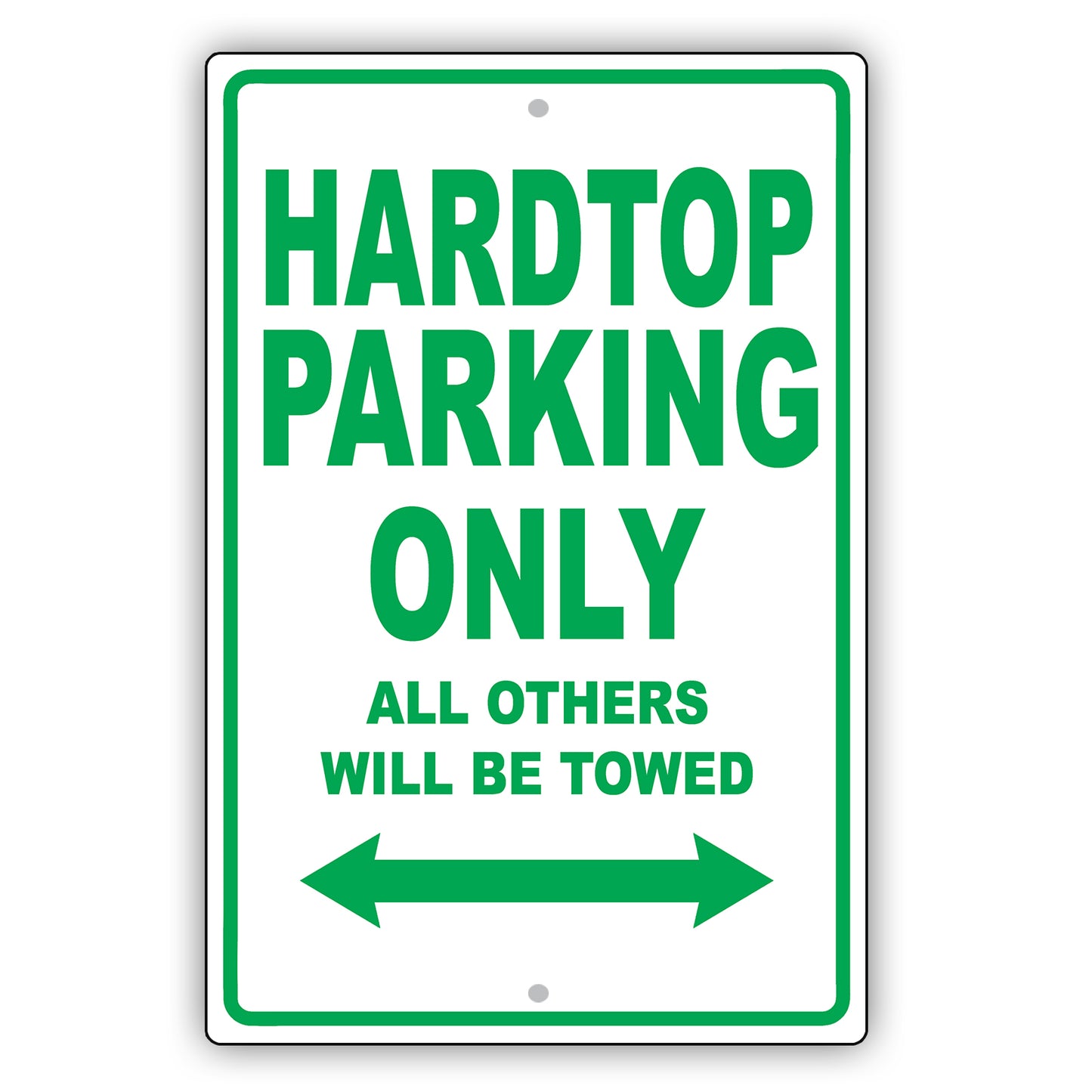 Mini Hardtop Parking Only All Others Will Be Towed Aluminum Decor Garage Sign