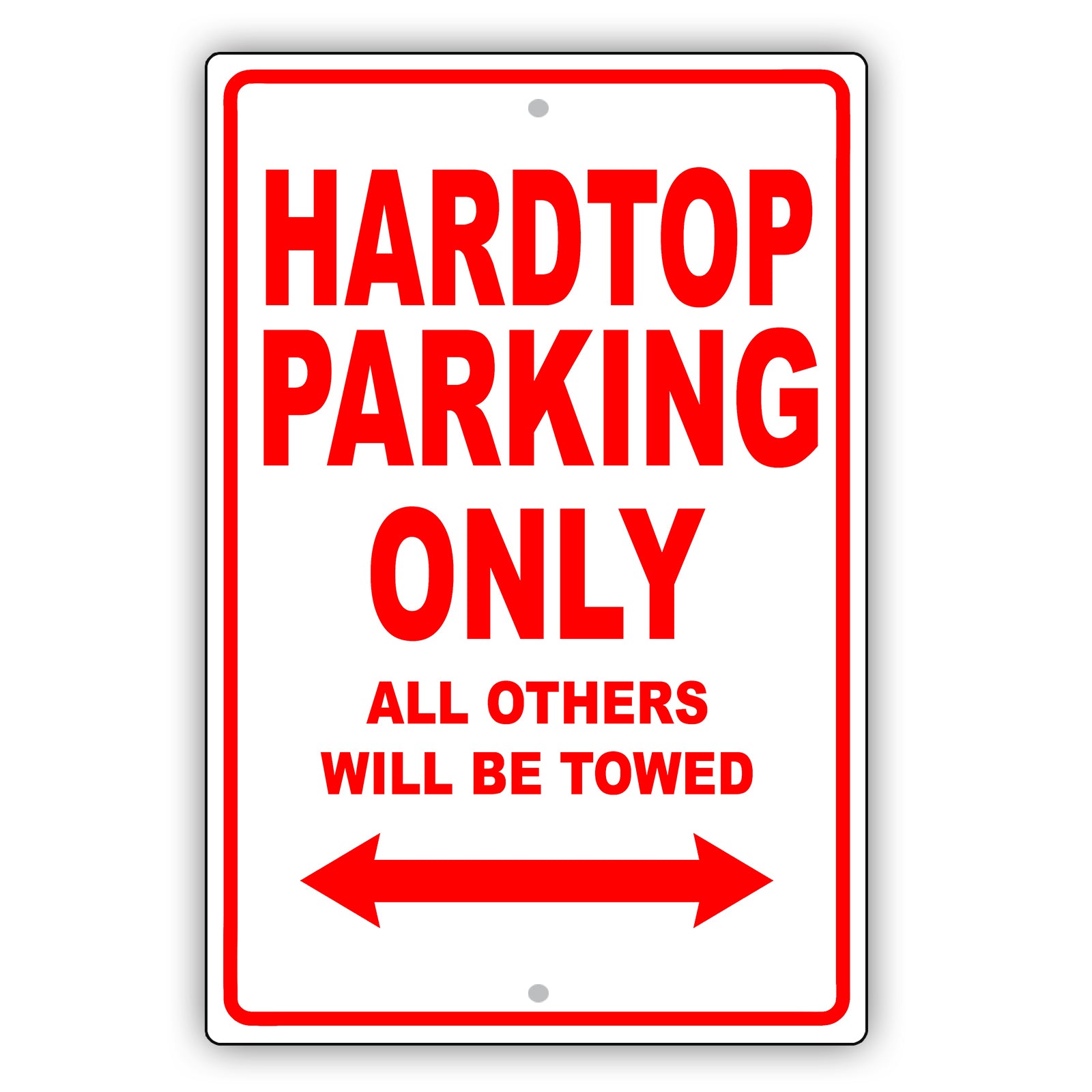 Mini Hardtop Parking Only All Others Will Be Towed Aluminum Decor Garage Sign