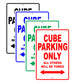 Nissan Cube Parking Only All Others Will Be Towed Aluminum Decor Garage Sign