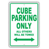 Nissan Cube Parking Only All Others Will Be Towed Aluminum Decor Garage Sign